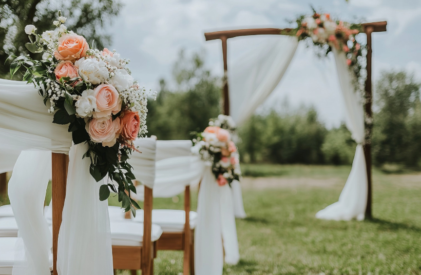 Wedding outside